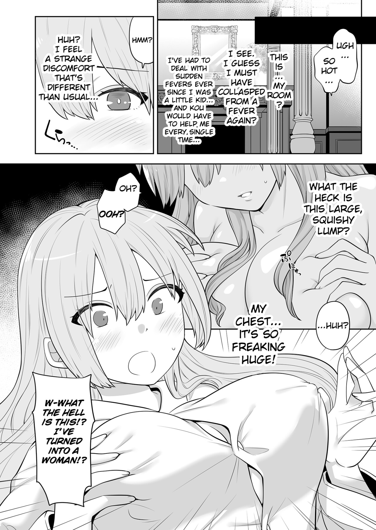 Hentai Manga Comic-TS Lady Wants to be Attacked by Her Butler-Read-3